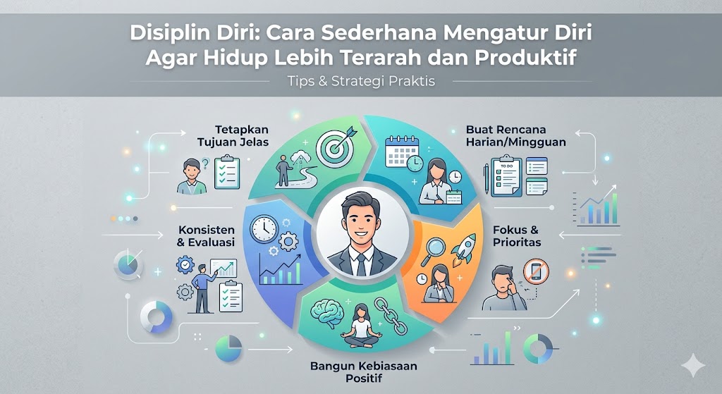📌 Disiplin Diri: Cara Sederhana Mengatur Diri Agar Hidup Lebih Terarah dan Produktif