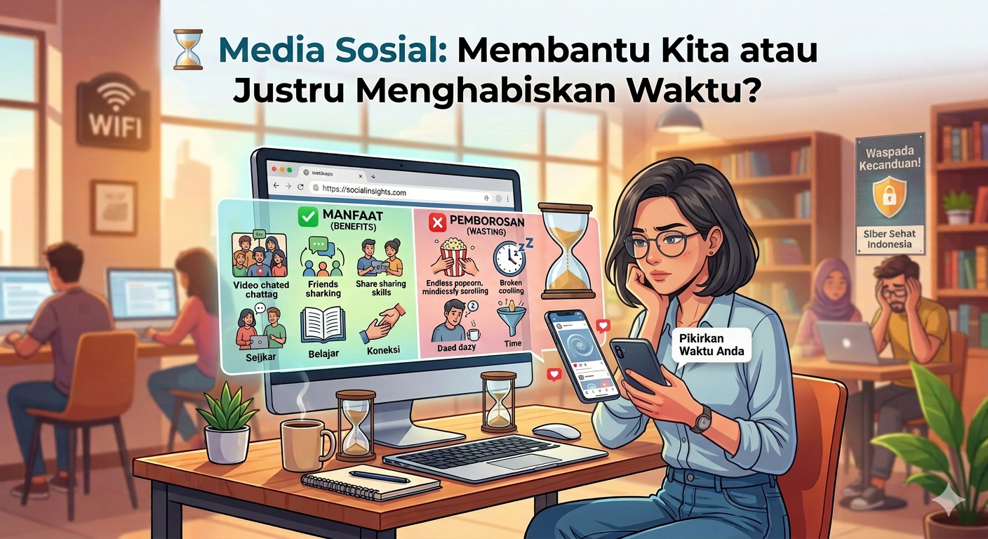 β³ Media Sosial: Membantu Kita atau Justru Menghabiskan Waktu?