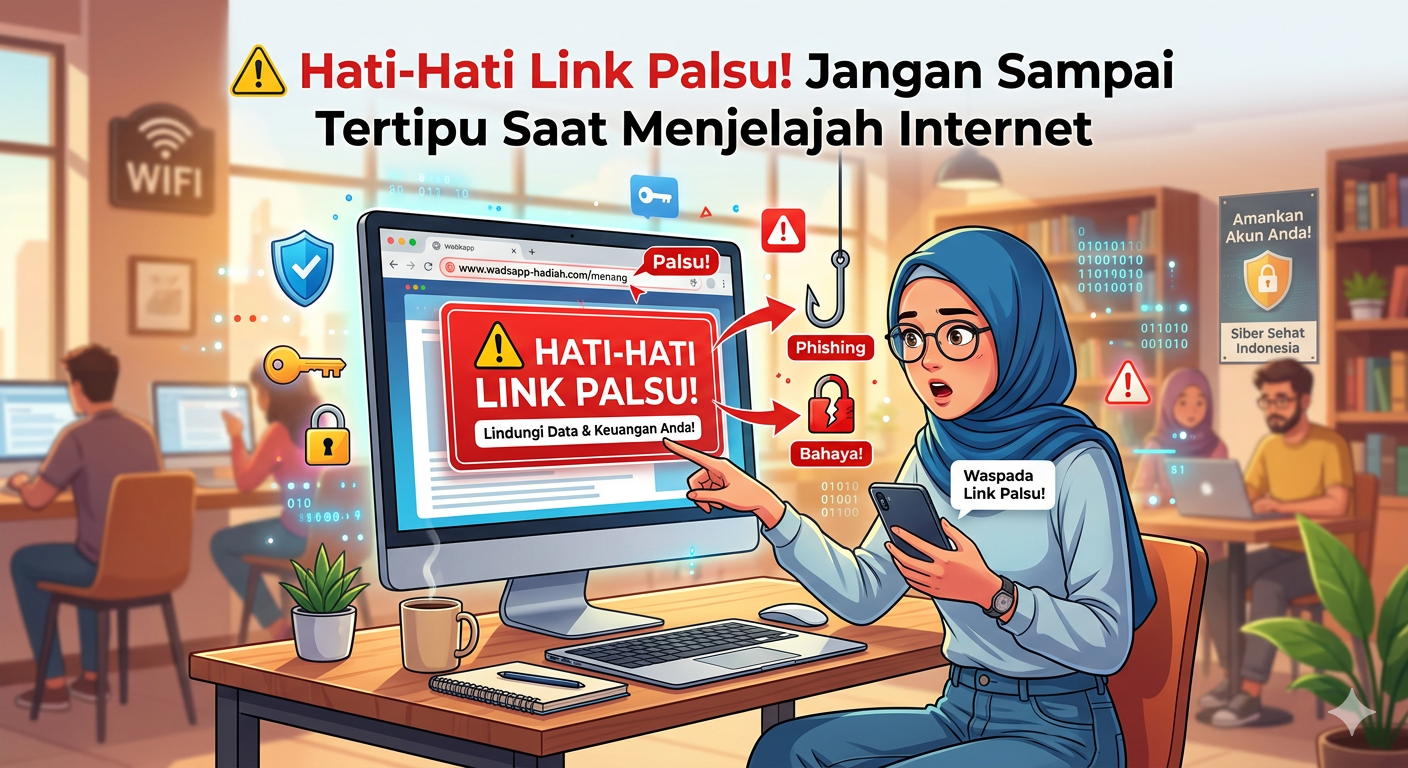 β οΈ Hati-Hati Link Palsu! Jangan Sampai Tertipu Saat Menjelajah Internet!