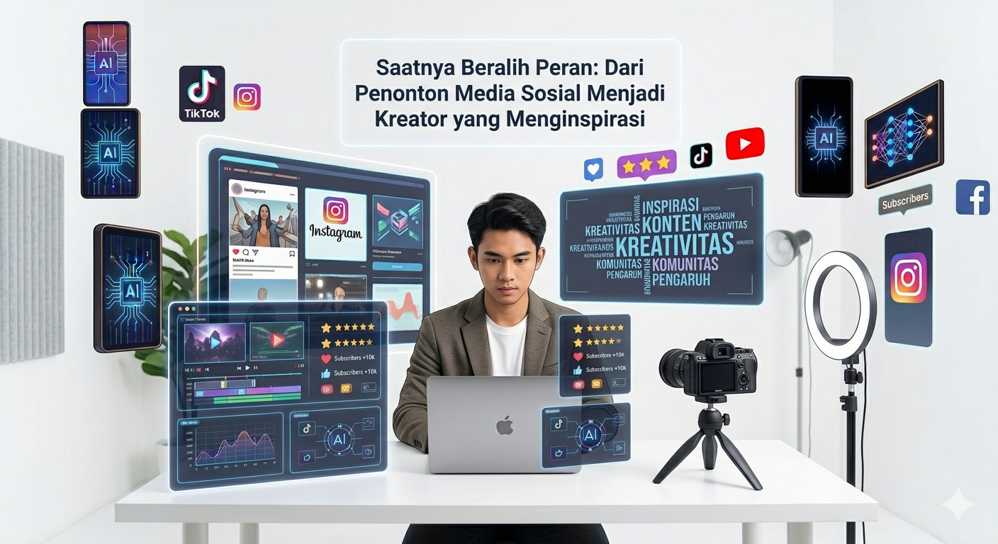π Saatnya Beralih Peran: Dari Penonton Media Sosial Menjadi Kreator yang Menginspirasi
